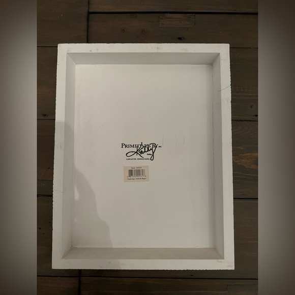 Primitives by Kathy Phillips “Faith Be Bigger” chalk box sign rustic wood decor - Picture 4 of 6